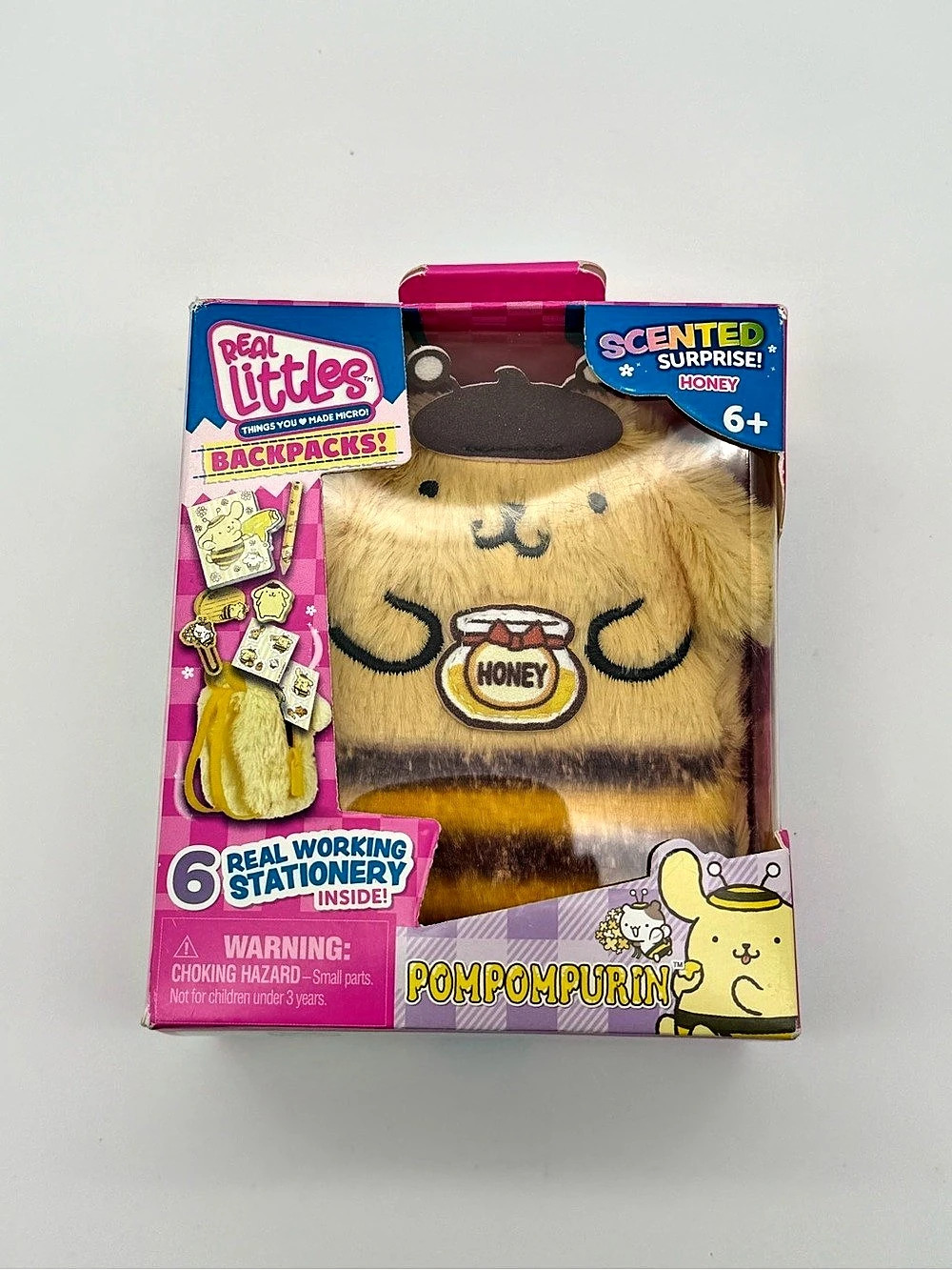 Real Littles Pom Purrin Scented Surprise Plush Backpack NWT